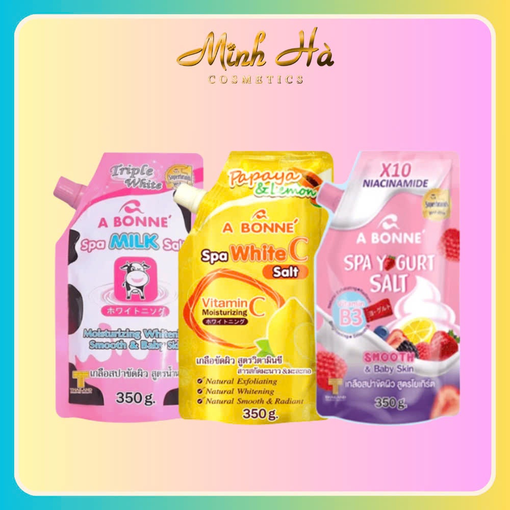 Muối tắm sữa bò tẩy tế bào chết A Bonne Spa Milk Salt 350g Thái Lan