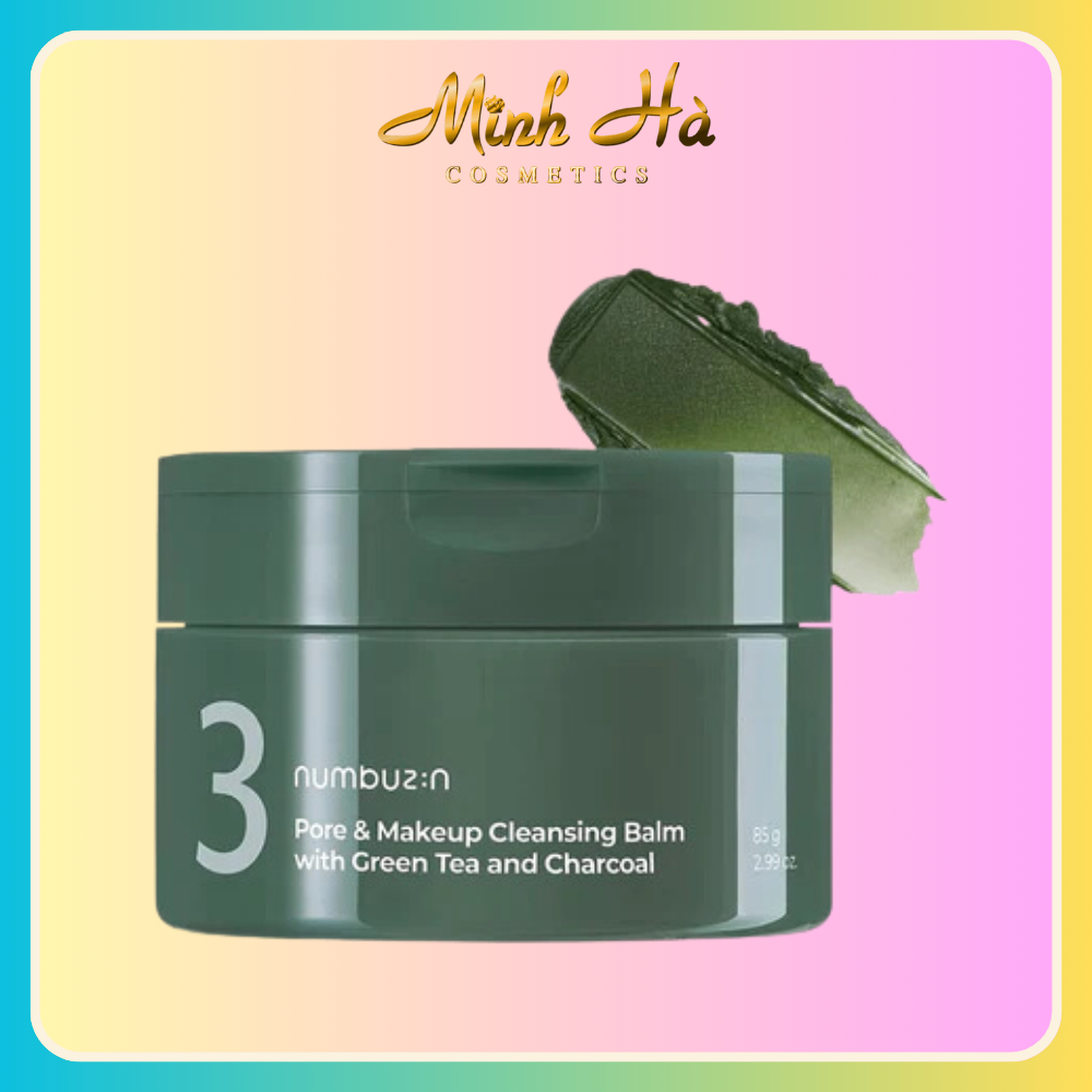 Sáp tẩy trang Numbuzin No.3 Skin Softening Mask - Cleansing Balm 85g thông thoáng lỗ chân lông và thải độc sâu