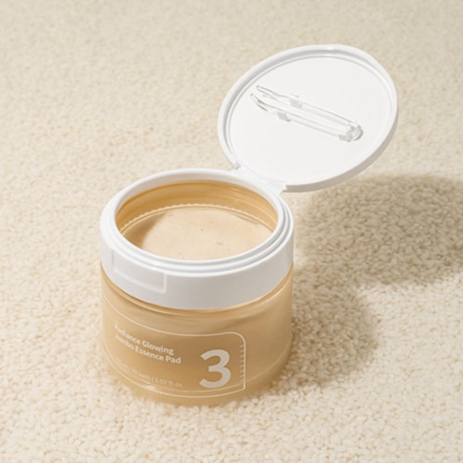Toner Pad Numbuzin No.3 Radiance Glowing Jumbo Essence 180ml dưỡng sáng da, cấp ẩm