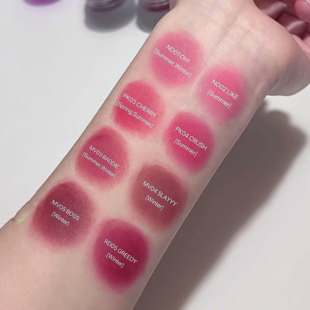 Son kiêm má hồng Fwee Lip & Cheek Blurry Pudding Pot 5g nhỏ gọn tiện lợi