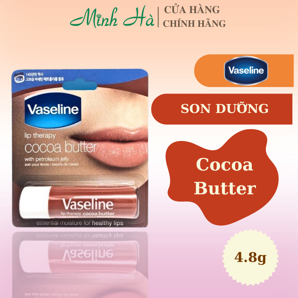 Son dưỡng môi Vaseline Lip Therapy 4.8g dưỡng môi dịu nhẹ và mềm mại tự nhiên