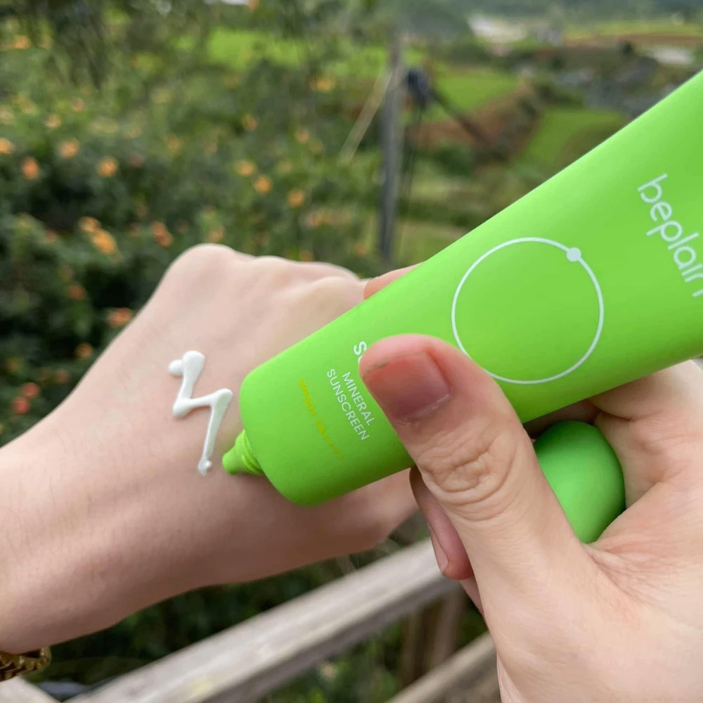 Kem chống nắng Beplain 50ml thuần chay cho các loại da khác nhau