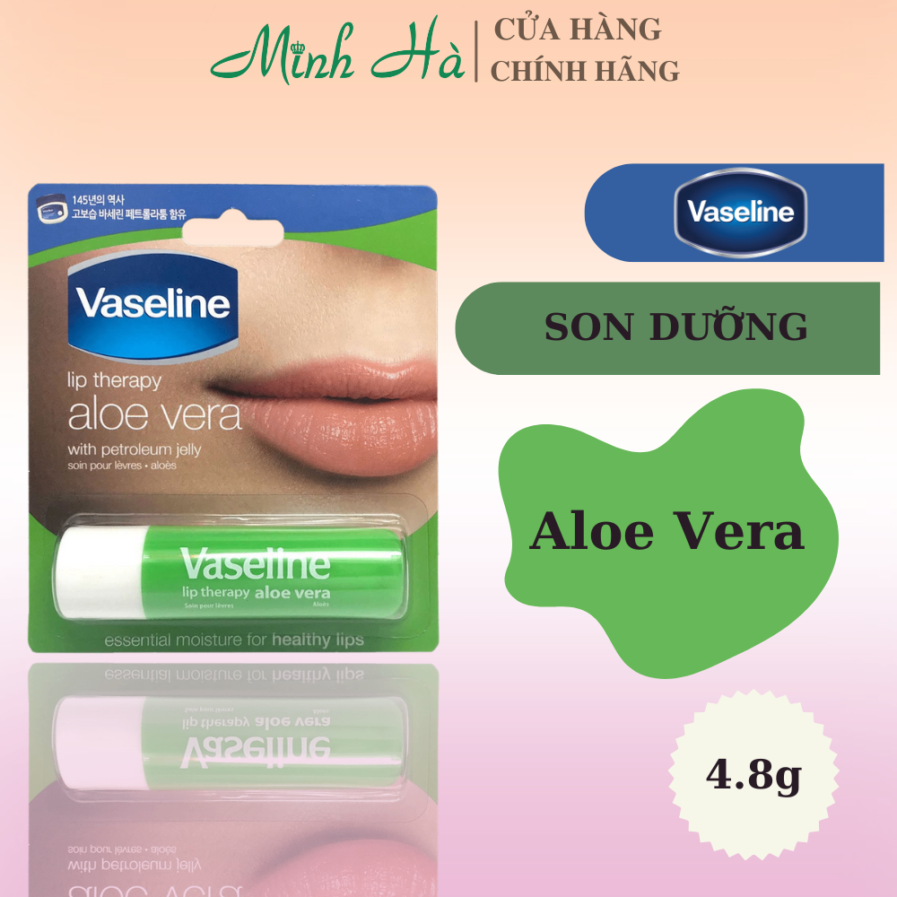 Son dưỡng môi Vaseline Lip Therapy 4.8g dưỡng môi dịu nhẹ và mềm mại tự nhiên