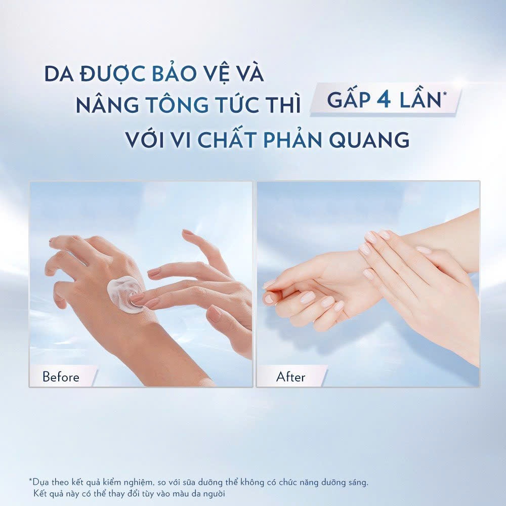 Dưỡng thể nâng tông Vaseline Thái 4x Healthy Bright Body Tone - Up 300ml