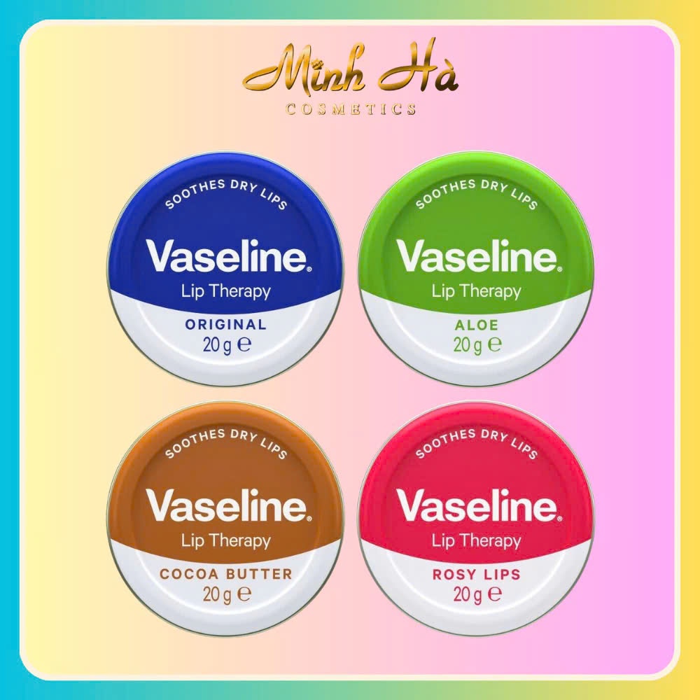 Dưỡng môi Vaseline lip therapy rosy lips 20g cho môi mềm mịn
