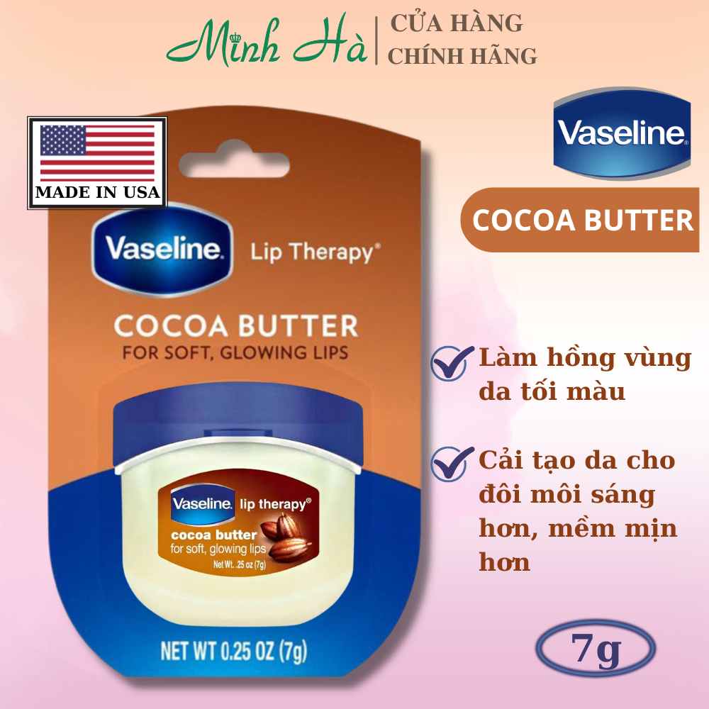 Vaseline dưỡng môi Lip Therapy 7g dưỡng môi hồng xinh