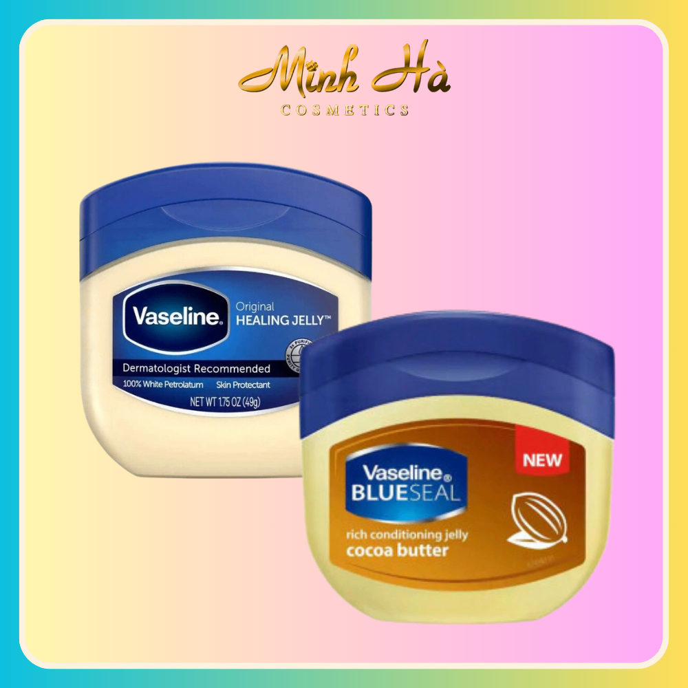 Sáp dưỡng ẩm Vaseline Mỹ 100% Pure Petroleum Jelly Original 49g, 50g, 100g - Đa Năng