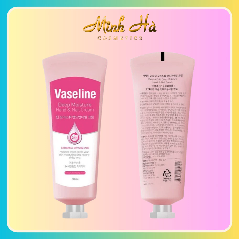 Kem dưỡng da tay và chân Vaseline Deep Moisture Cream 60ml dưỡng ẩm giúp da mềm mại