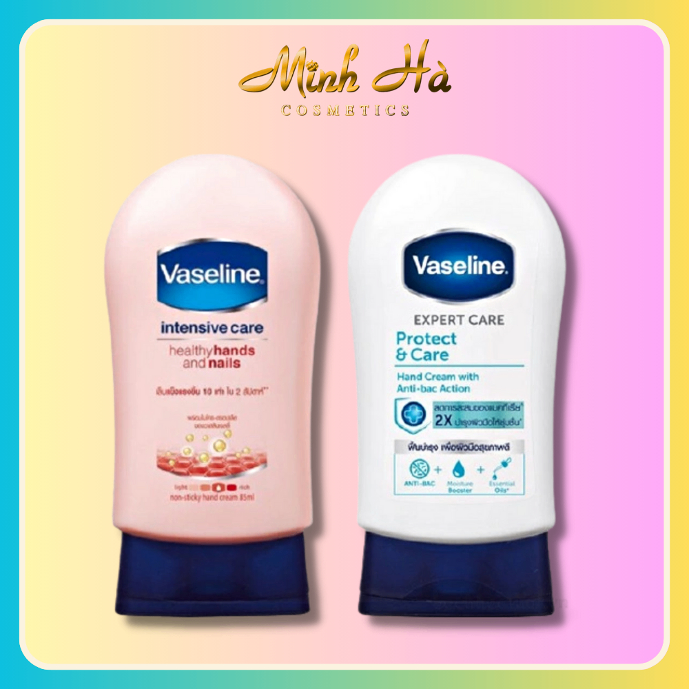 Kem dưỡng da tay và móng Vaseline Healthy Hands and Nails 85ml giúp da tay mịn màng, móng tay khỏe