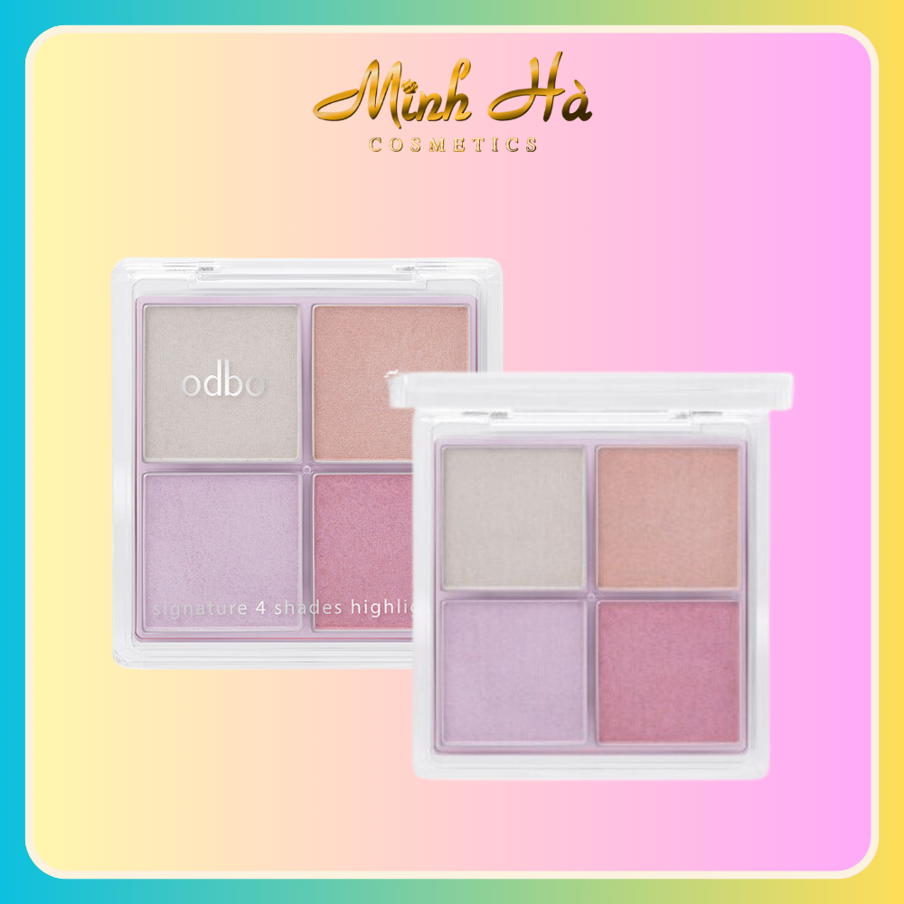 Phấn bắt sáng Odbo Signature Highlighter OD1318 10g chất phấn mịn lì dễ tán