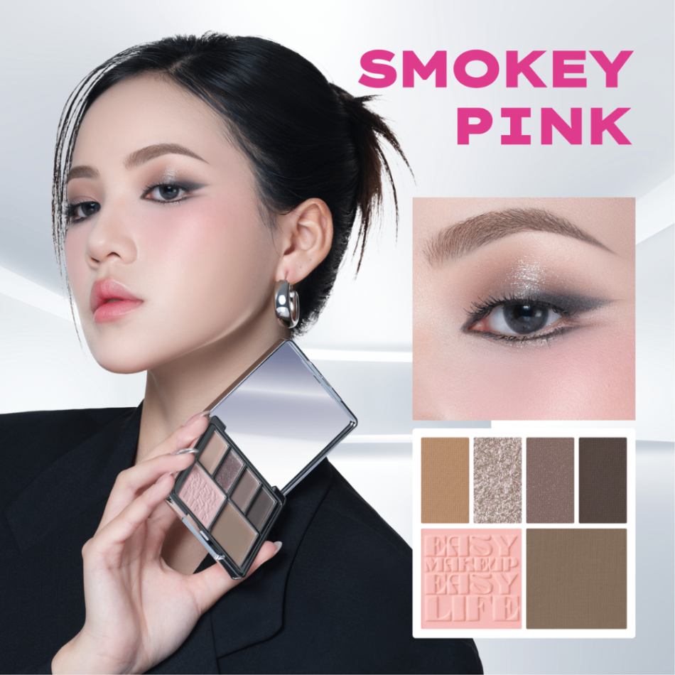 Phấn mắt Lemonade Aesthetic Multi-task Palette 10.8g chất phấn mịn lì lên màu chuẩn