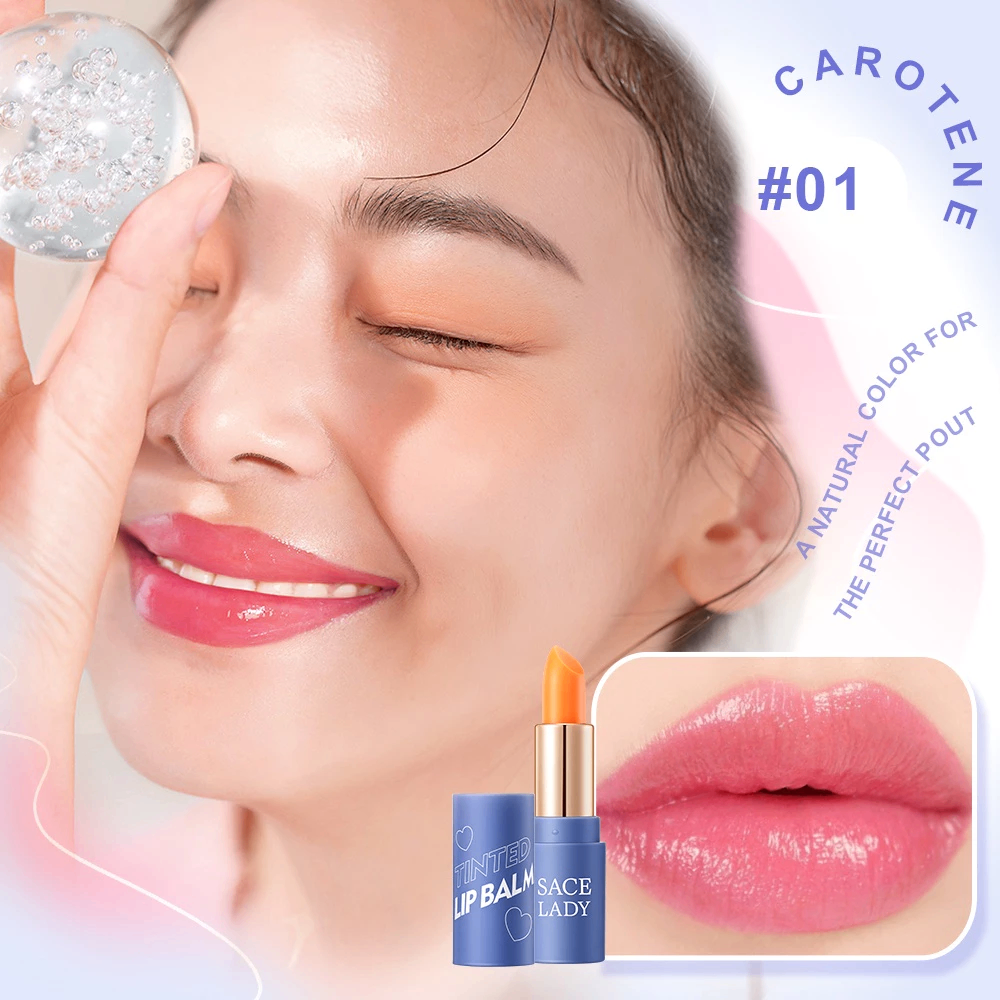 Son dưỡng môi Sace Lady Tinted Lip Balm SL627 4g dưỡng ẩm đổi màu theo nhiệt độ