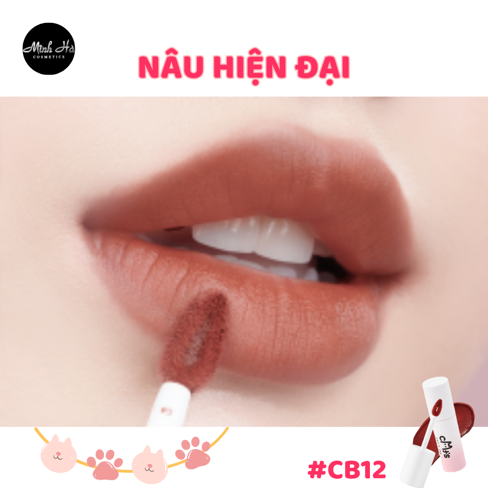 Son kem Cat's Lab Blur Lip Velvet 25.5g chất son mịn lì dễ tán