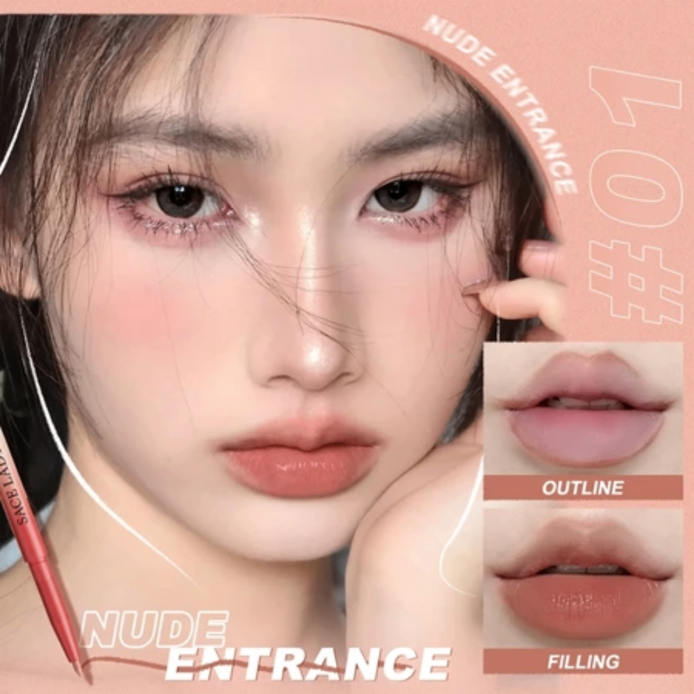 Chì kẻ viền môi Sace Lady Velvet Mousse Multi Pencil Shade 0.2g kết cấu mịn lì dễ tán