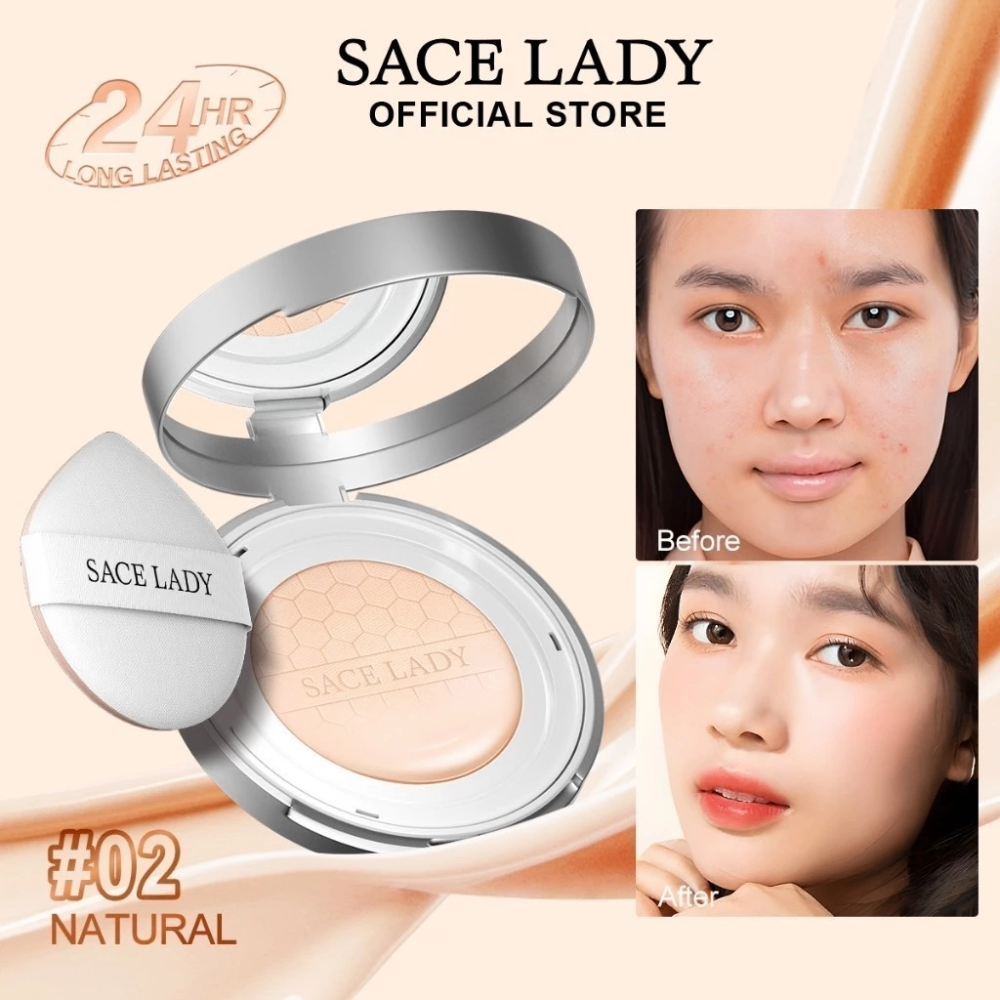 Phấn nước Sace Lady Pro Zone 24Hr Ultra Cover Matte BB Cushion 10g kiểm soát dầu lâu trôi