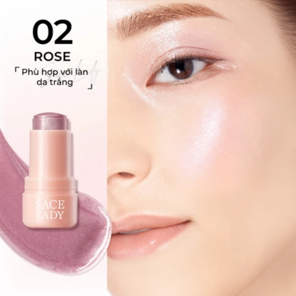 Thỏi bắt sáng Sace Lady Cooling Jelly Highlighter Stick 8g kết cấu thạch lâu trôi