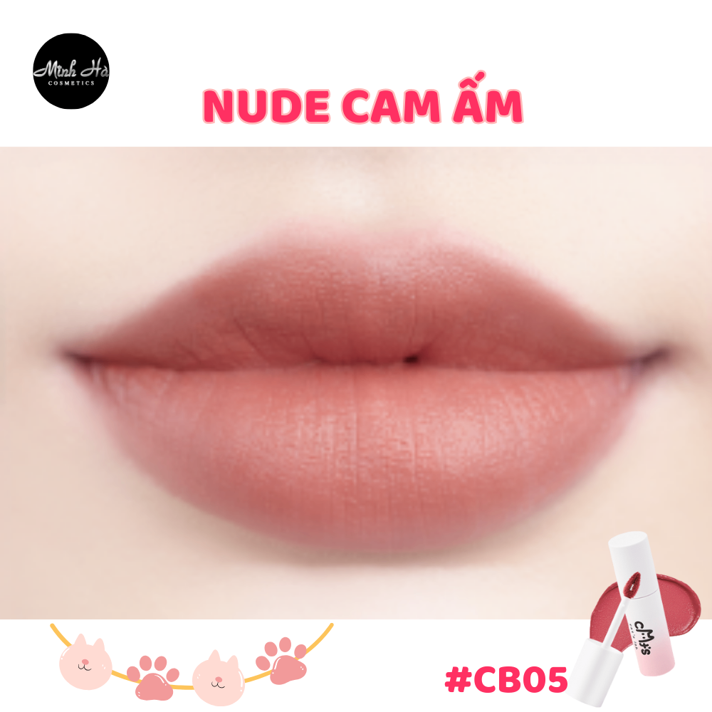 Son kem Cat's Lab Blur Lip Velvet 25.5g chất son mịn lì dễ tán