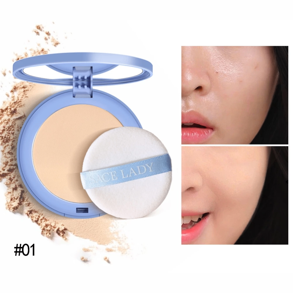 Phấn phủ nén Sace Lady Lasting Waterproof Pressed Powder 10g kiểm soát dầu dễ tán