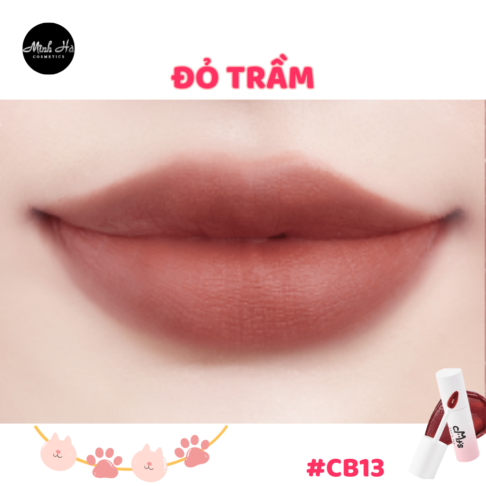 Son kem Cat's Lab Blur Lip Velvet 25.5g chất son mịn lì dễ tán