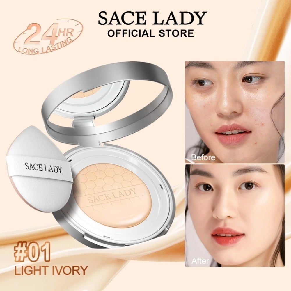 Phấn nước Sace Lady Pro Zone 24Hr Ultra Cover Matte BB Cushion 10g kiểm soát dầu lâu trôi