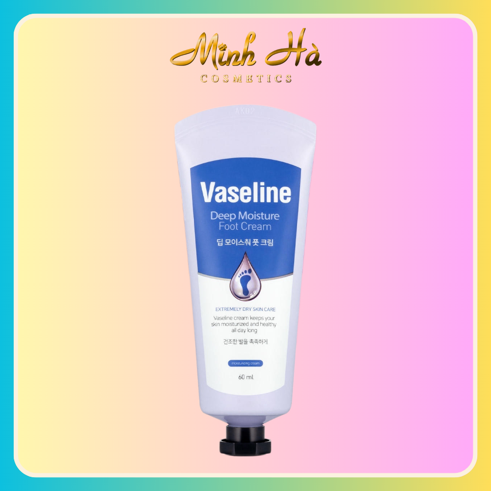Kem dưỡng da tay và chân Vaseline Deep Moisture Cream 60ml dưỡng ẩm giúp da mềm mại