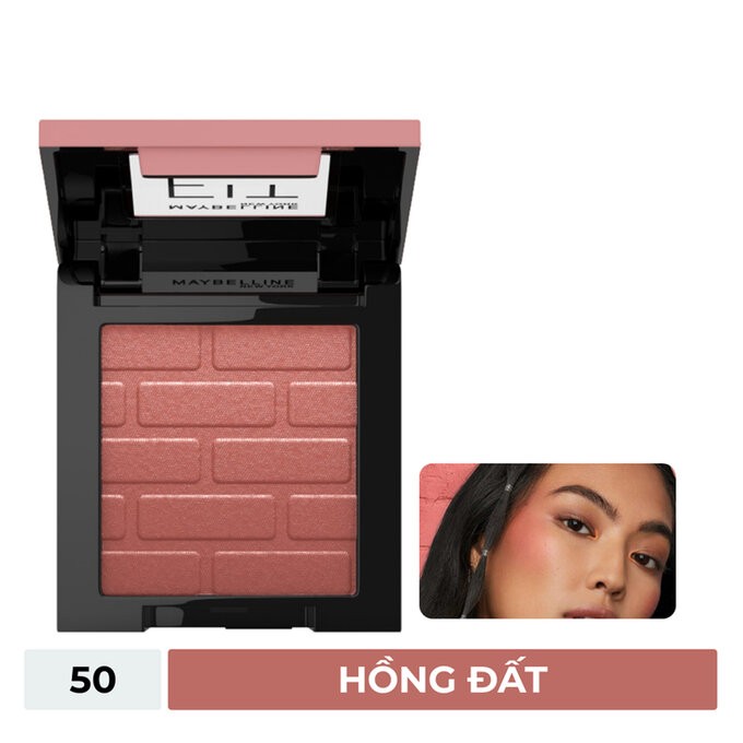 Phấn má hồng Maybelline Fit Me Mono Blush 4.5g tự nhiên lên màu chuẩn