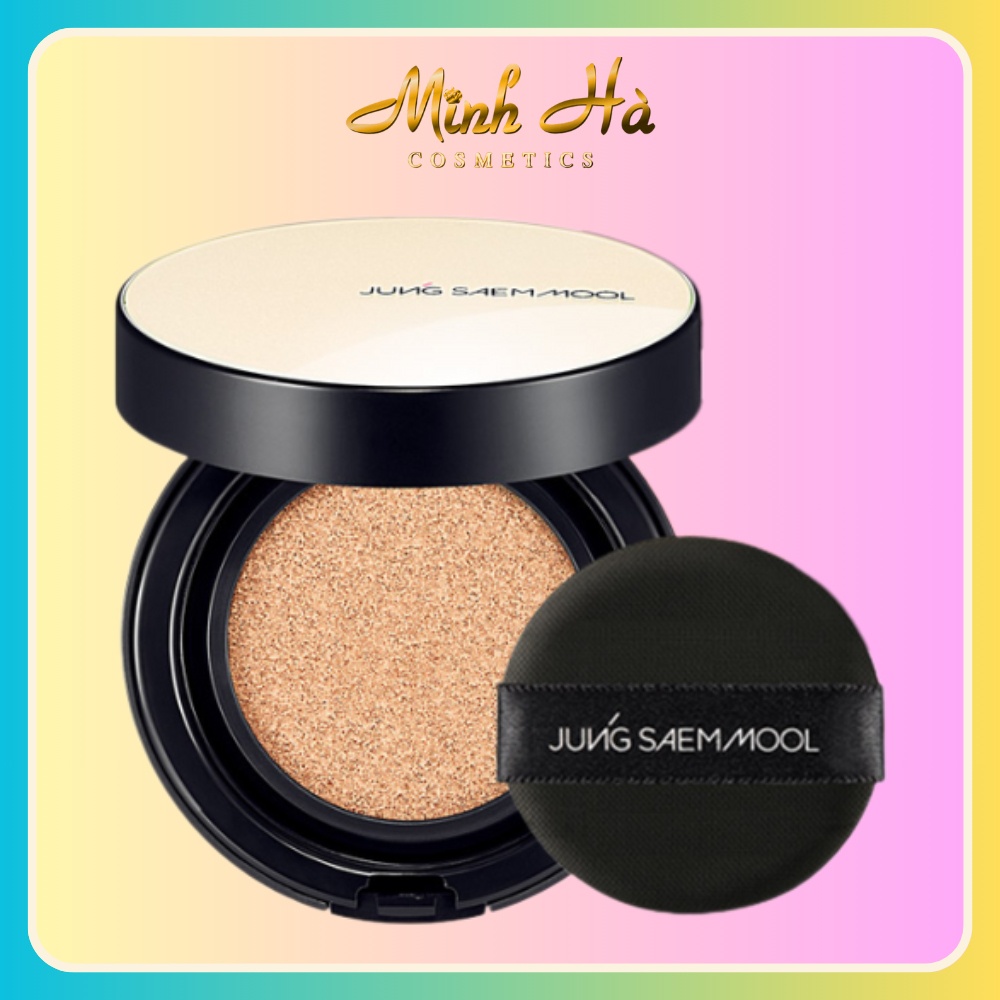 Phấn nước Jung Saem Mool Essential Skin Nuder Long Wear Cushion SPF50+ PA+++ (kèm lõi) 14g che phủ tốt bền màu