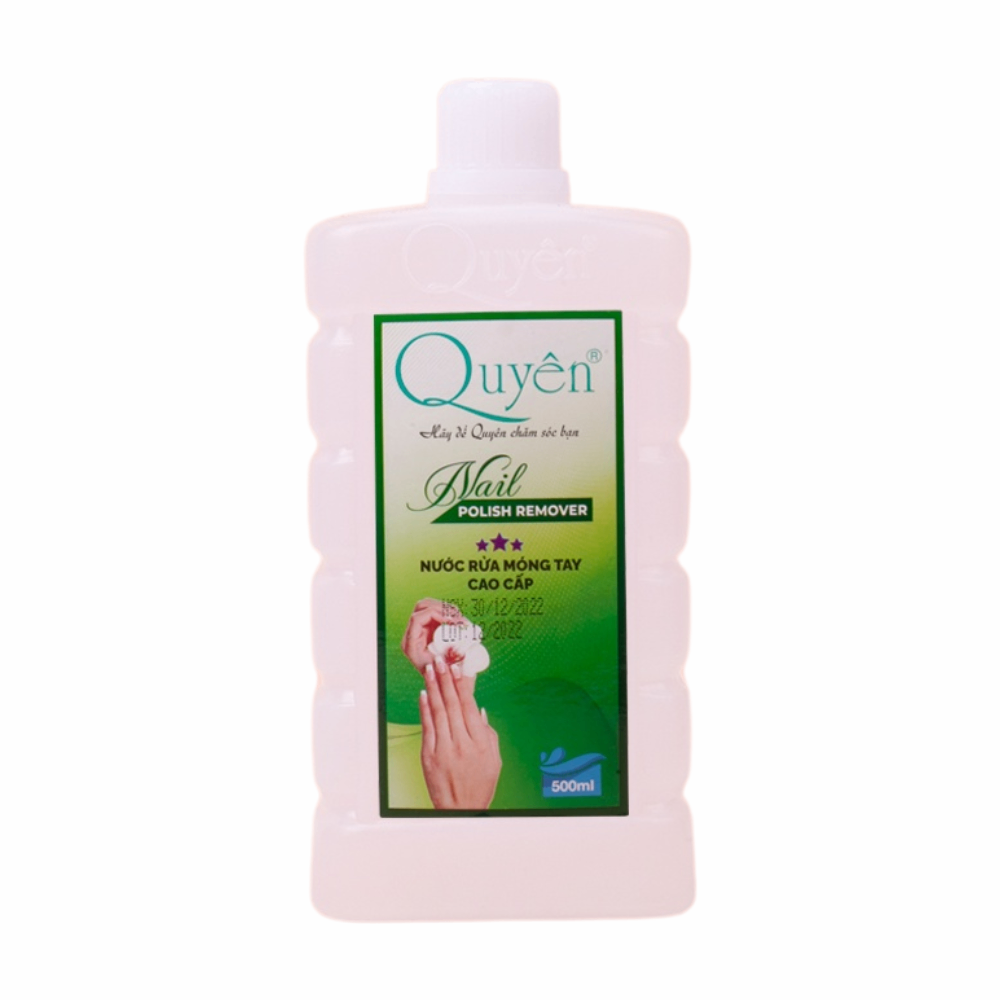 Nước rửa móng Quyên Nail Polish Remover 1000ml làm sạch nhanh chóng mùi hương dễ chịu
