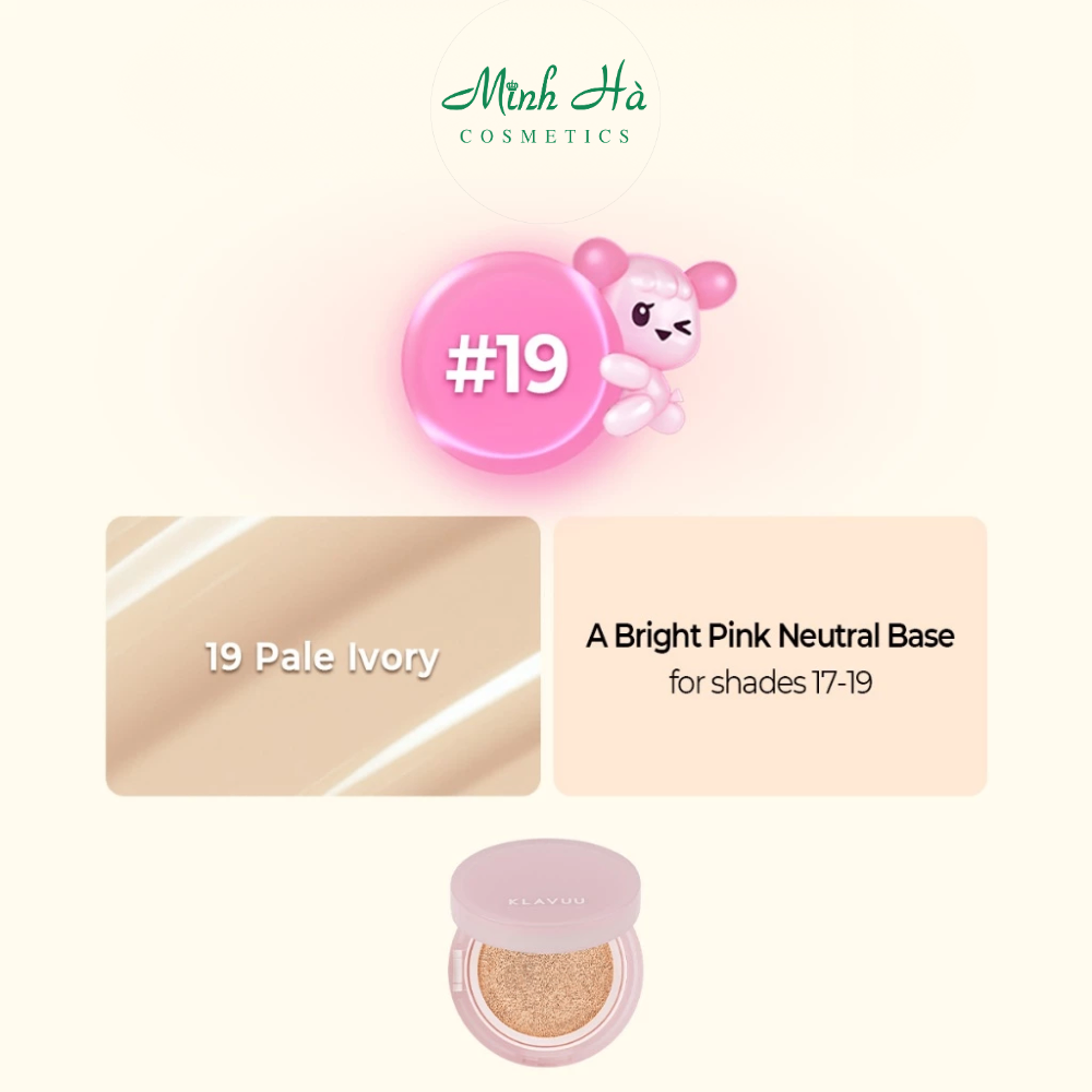 Cushion Klavuu Actress Backstage Boosting Glow 12g độ che phủ hoàn hảo bền màu