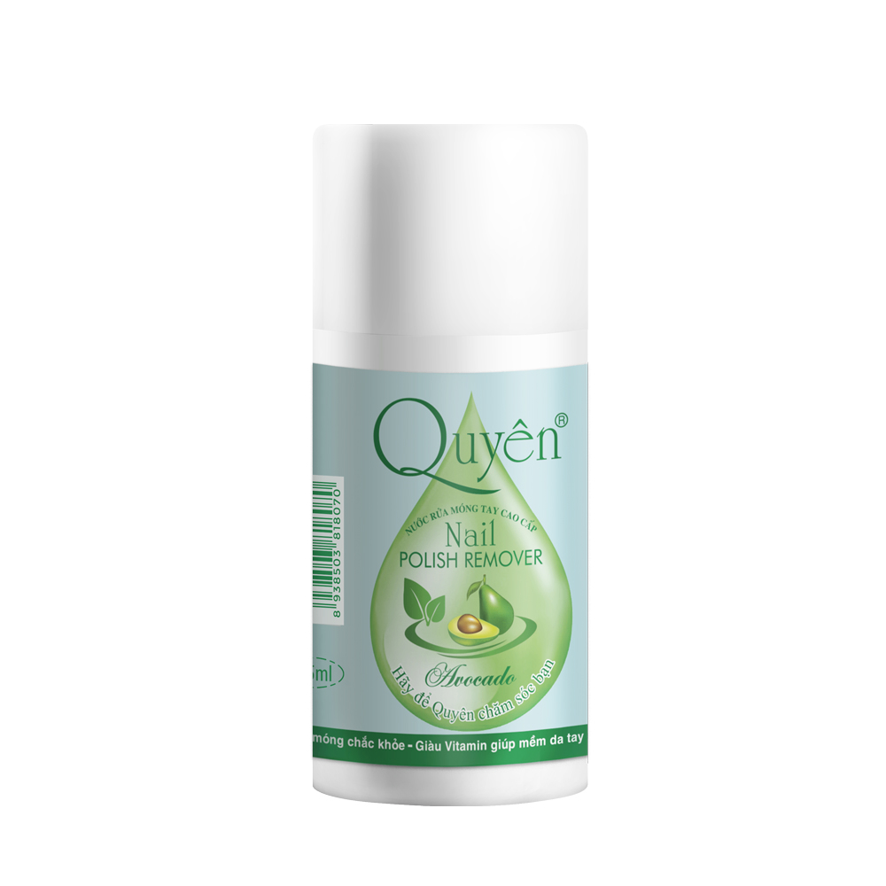 Nước rửa móng Quyên Nail Polish Remover 1000ml làm sạch nhanh chóng mùi hương dễ chịu