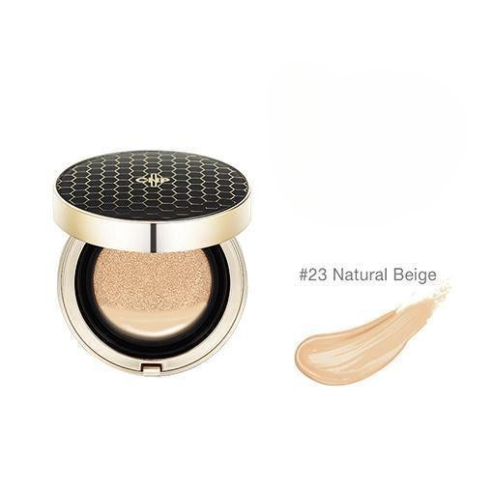 Phấn nước CNP Laboratory Propolis Ampule In Cushion SPF50+ PA+++ 15g (kèm lõi) che phủ hoàn hảo lớp nền tự nhiên