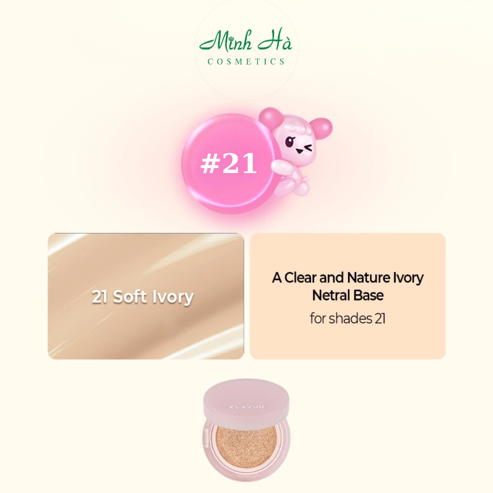 Cushion Klavuu Actress Backstage Boosting Glow 12g độ che phủ hoàn hảo bền màu