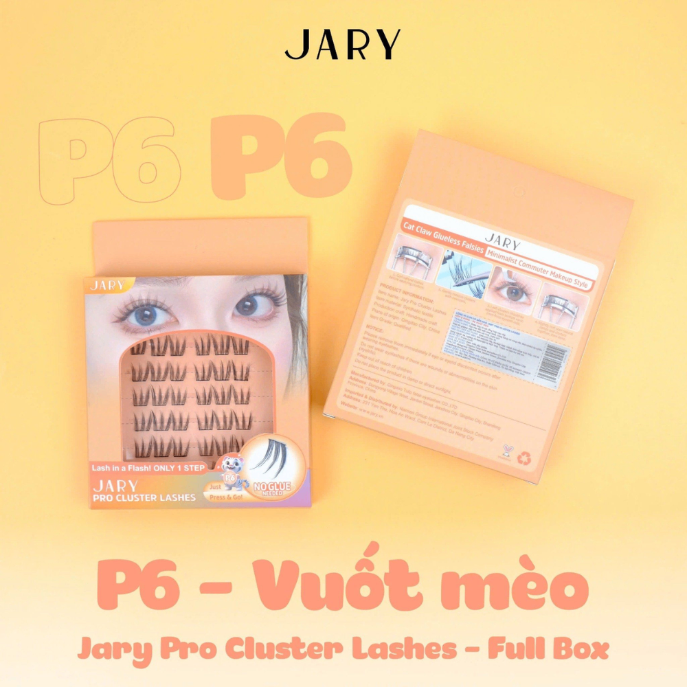 Mi sẵn keo JARY Pro Cluster Lashes tạo hiệu ứng cho đôi mắt thêm cuốn hút