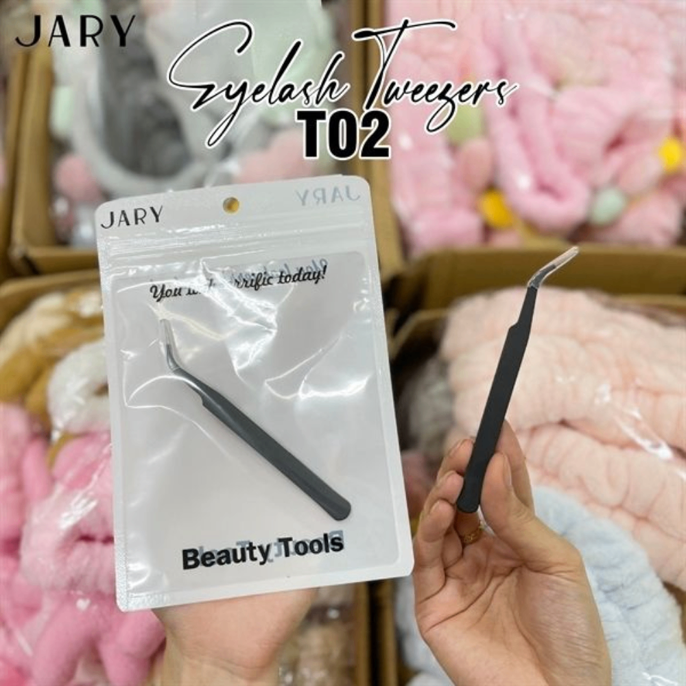 Nhíp gắp mi giả Jary Eyelash Tweezers nhẹ tay thao tác dễ dàng