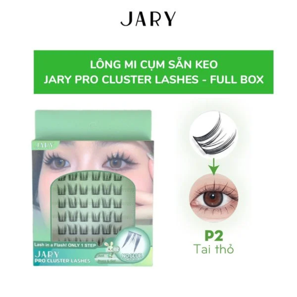 Mi sẵn keo JARY Pro Cluster Lashes tạo hiệu ứng cho đôi mắt thêm cuốn hút