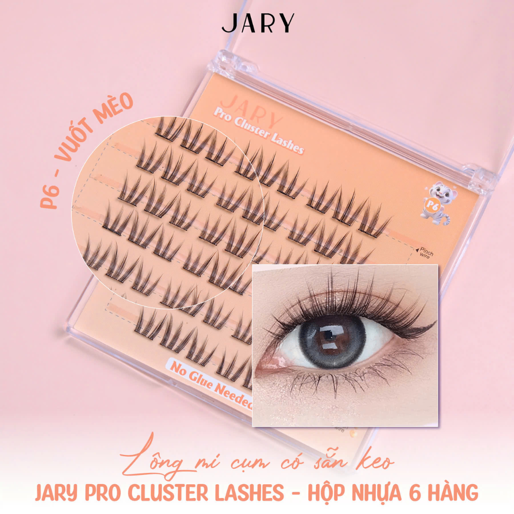 Mi sẵn keo JARY Pro Cluster Lashes tạo hiệu ứng cho đôi mắt thêm cuốn hút