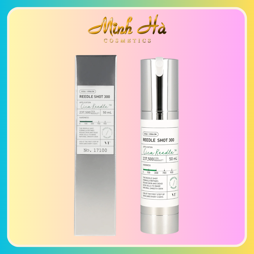 Tinh chất VT Cosmetics Cica Reedle Shot Essence 50ml tái tạo căng bóng da