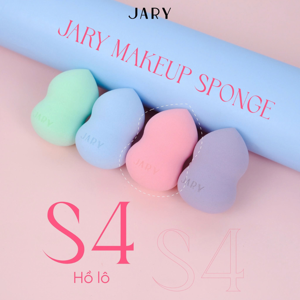 Mút trang điểm JARY Makeup Sponge giúp lớp nền mịn màng đều màu