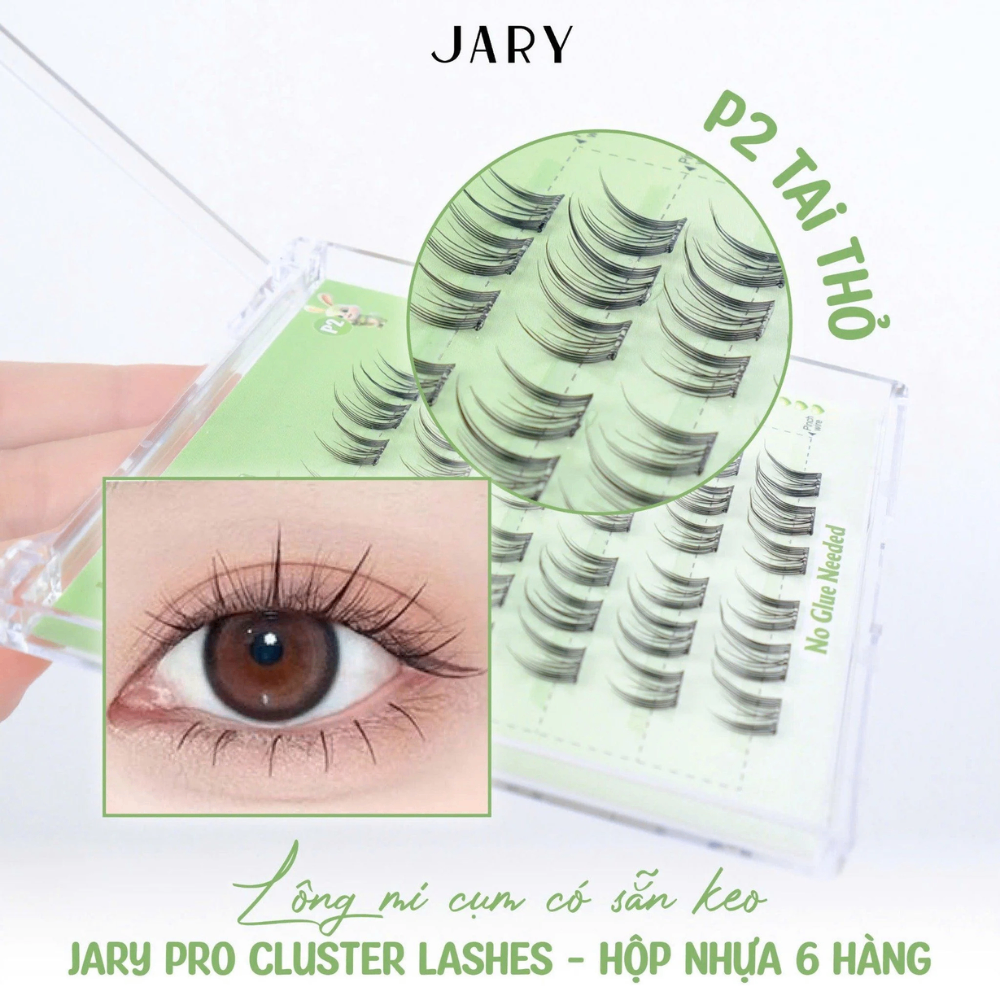 Mi sẵn keo JARY Pro Cluster Lashes tạo hiệu ứng cho đôi mắt thêm cuốn hút
