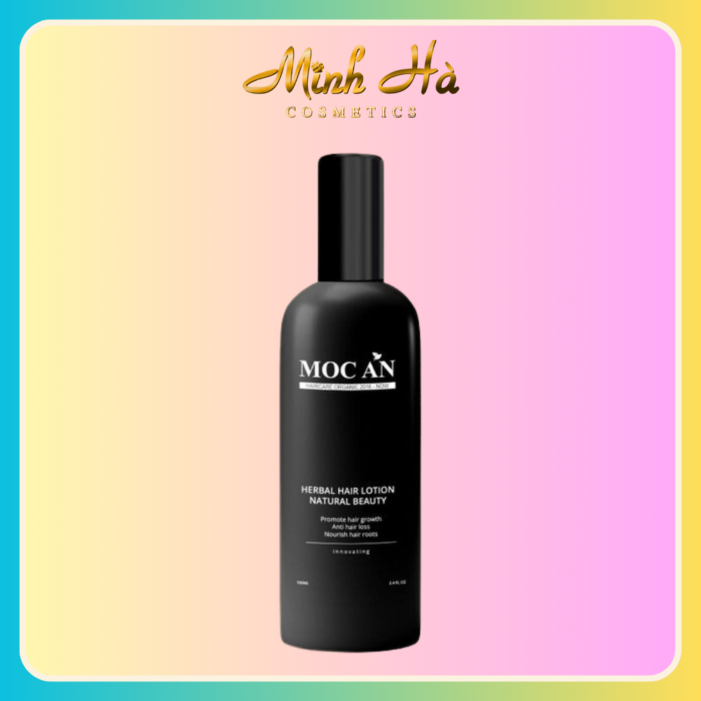 Xịt tóc Mộc Ân Herbal Hair Lotion Natural Beauty Innovating 100ml hỗ trợ giảm rụng tóc