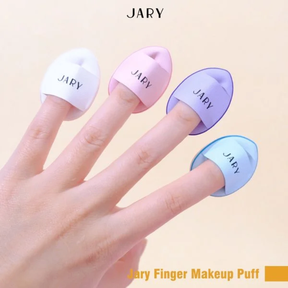 Mút trang điểm ngón tay JARY Finger Makeup Puff (set 2c) nhỏ gọn tiện lợi