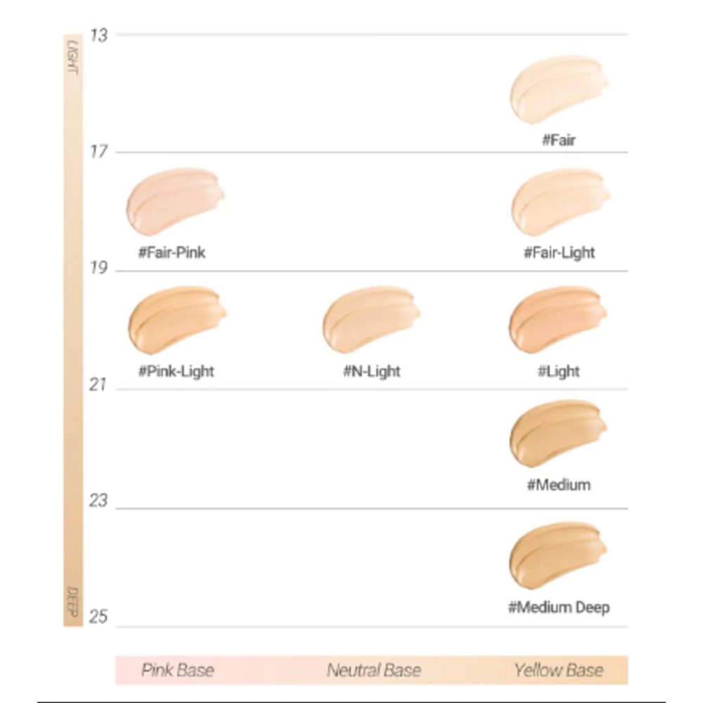 Phấn nước Jung Saem Mool Essential Skin Nuder Long Wear Cushion SPF50+ PA+++ (kèm lõi) 14g che phủ tốt bền màu