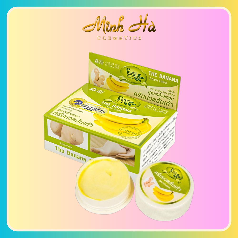 Kem giảm nứt gót chân The Banana Cream Heel 30g làm mềm mại hồng gót chân