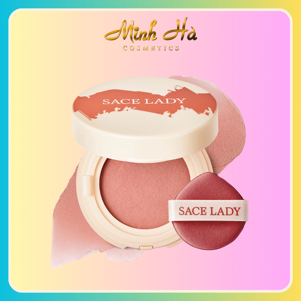 Má hồng dạng kem Sace Lady Air Cushion Clay Blush 3g kết cấu mượt mà lên màu chuẩn