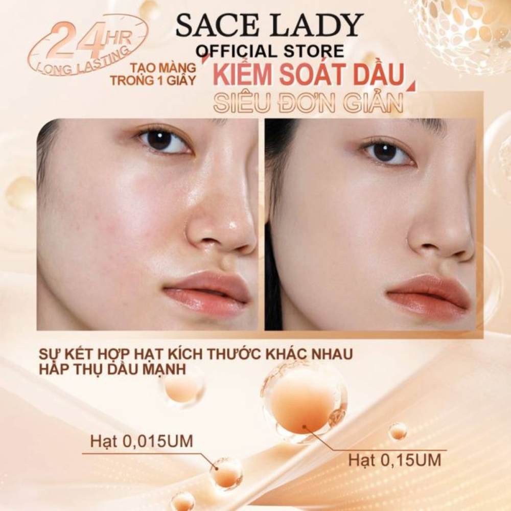 Phấn nước Sace Lady Pro Zone 24Hr Ultra Cover Matte BB Cushion 10g kiểm soát dầu lâu trôi
