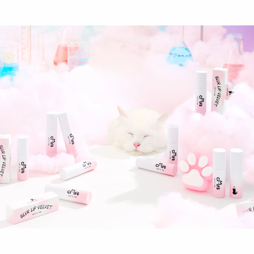 Son kem Cat's Lab Blur Lip Velvet 25.5g chất son mịn lì dễ tán
