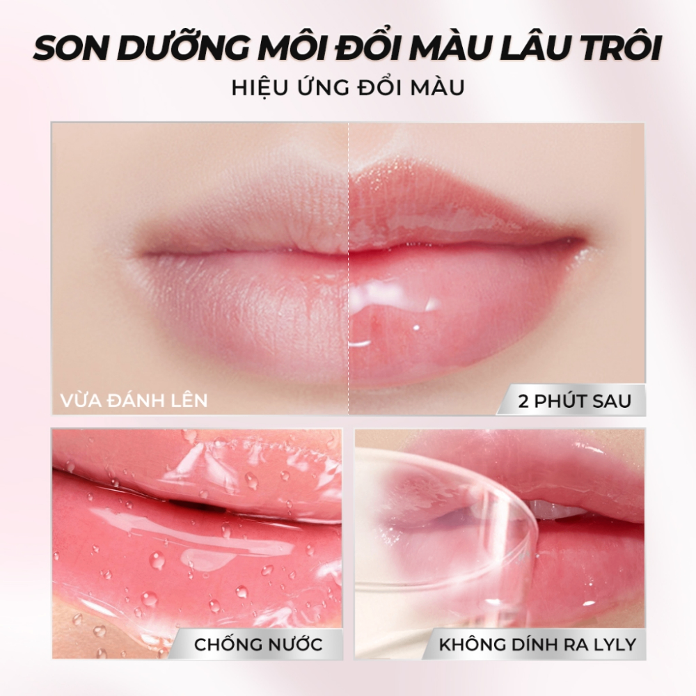 Son dưỡng môi Sace Lady Tinted Lip Balm SL627 4g dưỡng ẩm đổi màu theo nhiệt độ