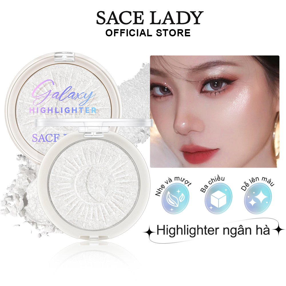 Phấn bắt sáng Sace Lady Galaxy Highlighter Powder 6g chất phấn mịn lâu trôi