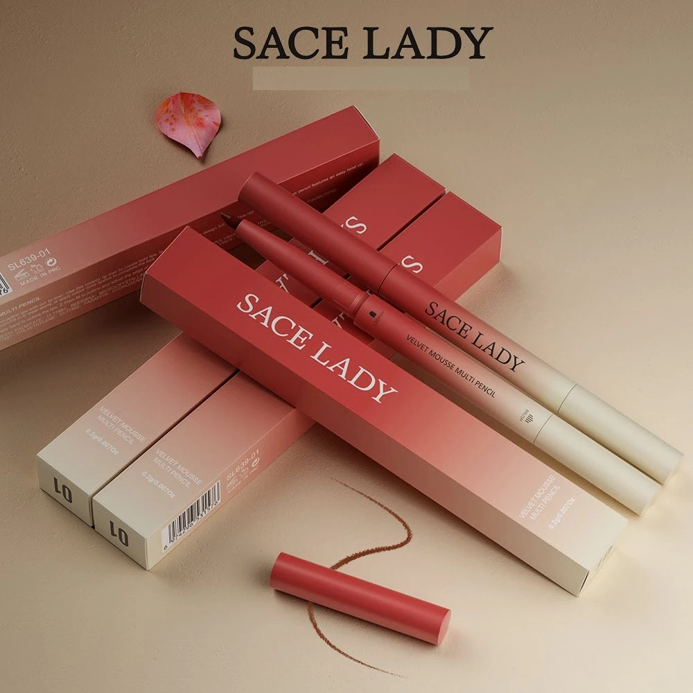 Chì kẻ viền môi Sace Lady Velvet Mousse Multi Pencil Shade 0.2g kết cấu mịn lì dễ tán