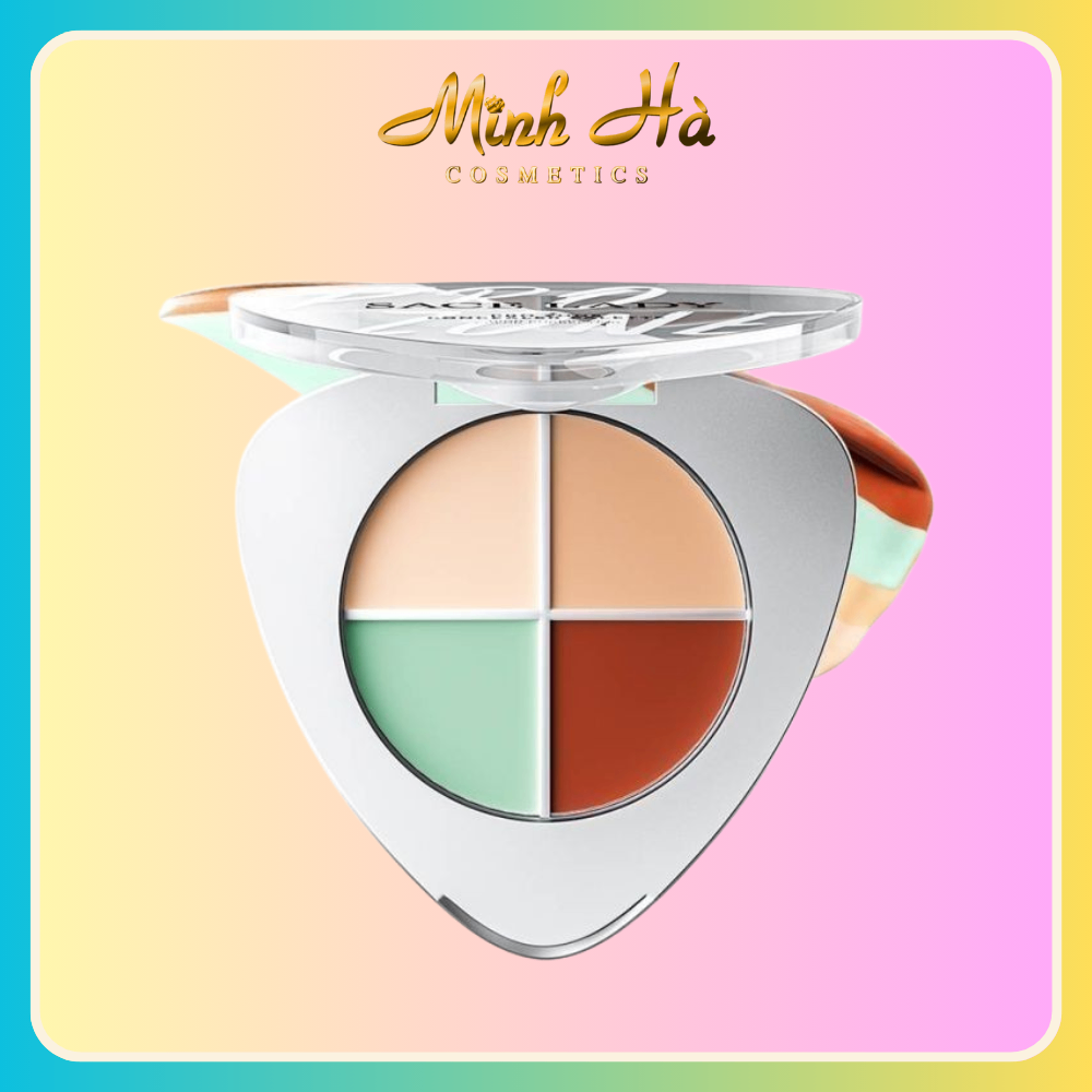 Bảng triệt sắc 4 ô Sace Lady Pro Zone Concealer Patette 5.6g giúp hiệu chỉnh màu da bám lâu